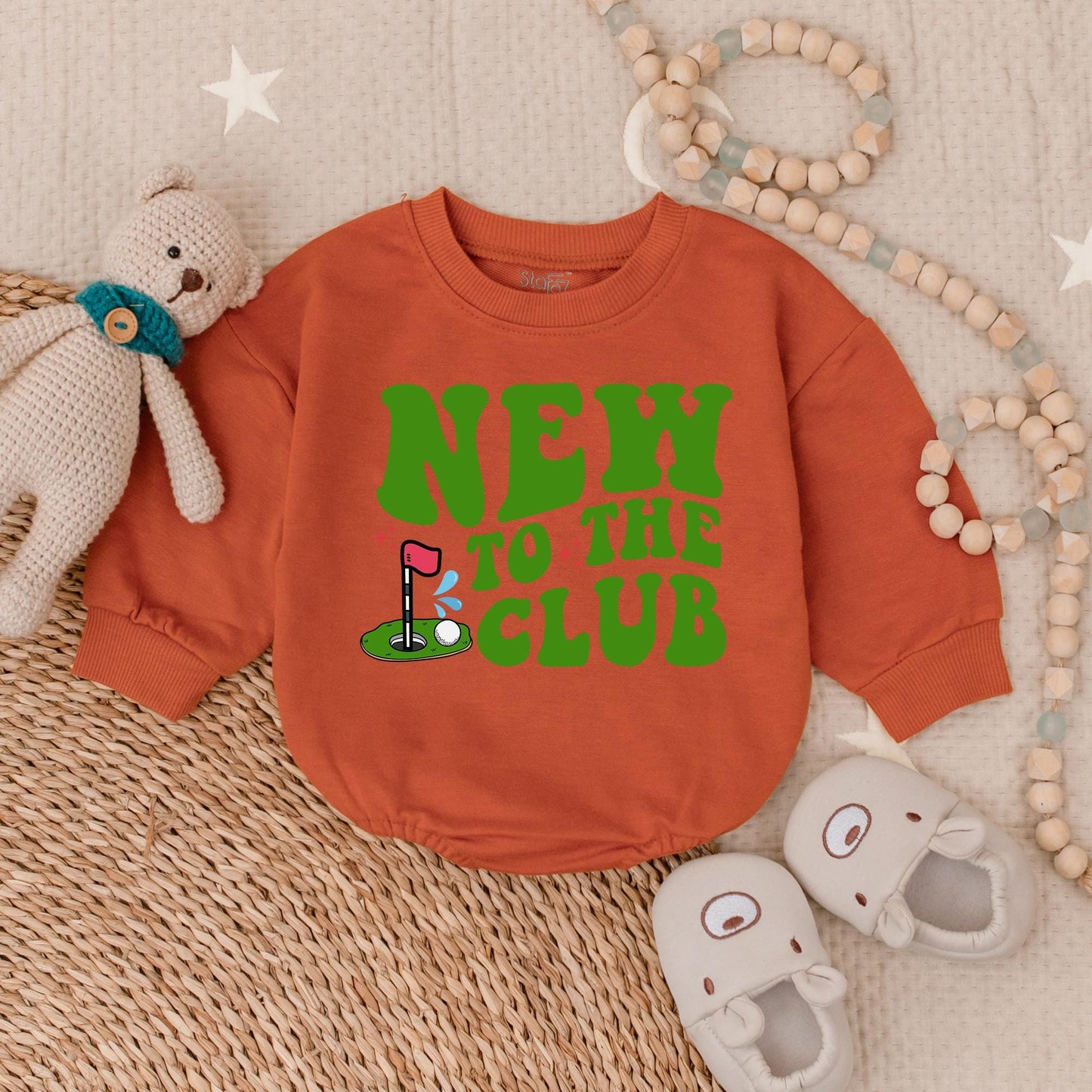 Golf Baby Bubble Romper Firefighter Bodysuit Newborn Outfit Baby Shower Gift Boy Fire Department Clothes First Birthday