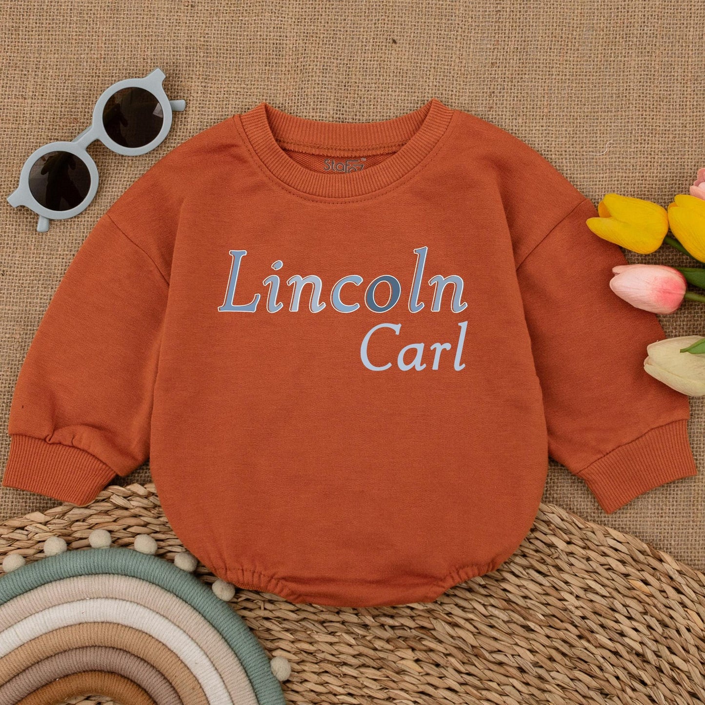 Personalized Name Bubble Romper for Baby Boy Little Brother Bodysuit Big Brother Sweatshirt Matching Sibling Family Clothes Cotton Soft Comfortable Casual Outfit