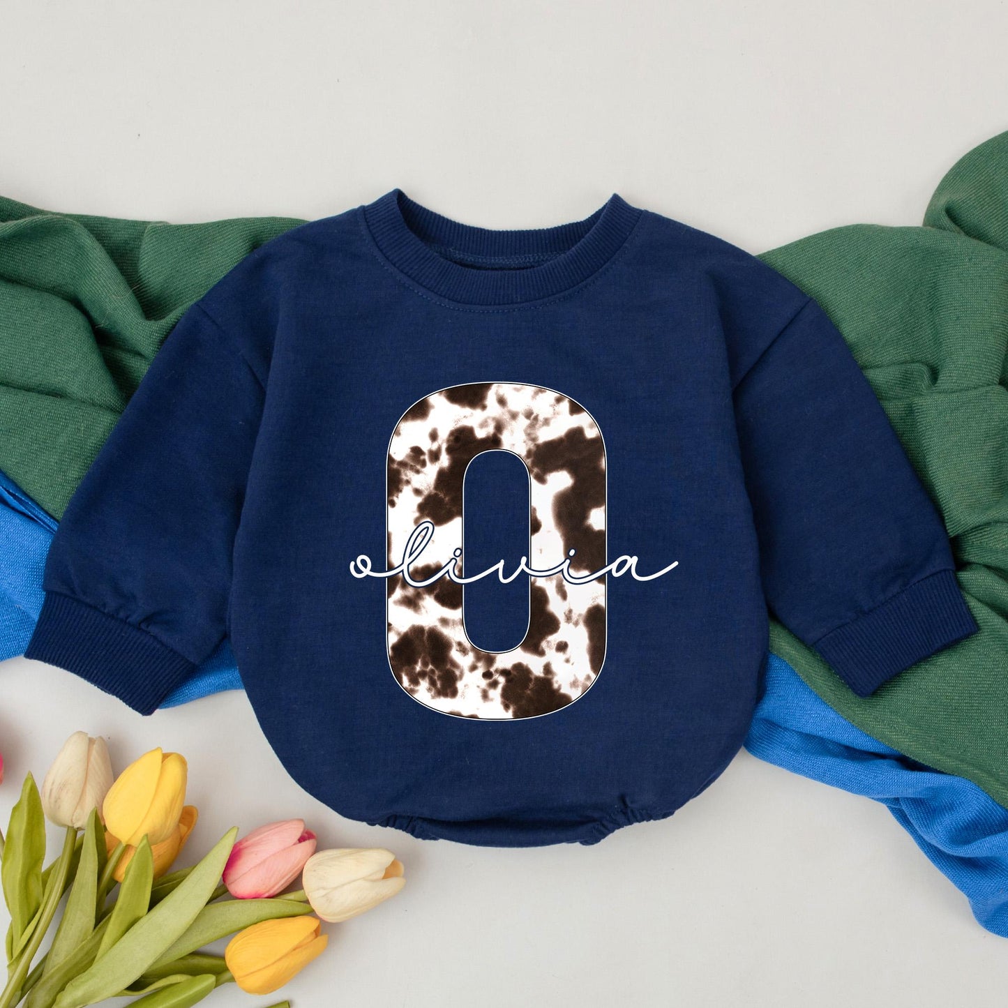 Personalized Cowboy Western Romper Custom Name Baby Shower Gift Going Home Outfit Infant Cowboy Baby Bodysuit