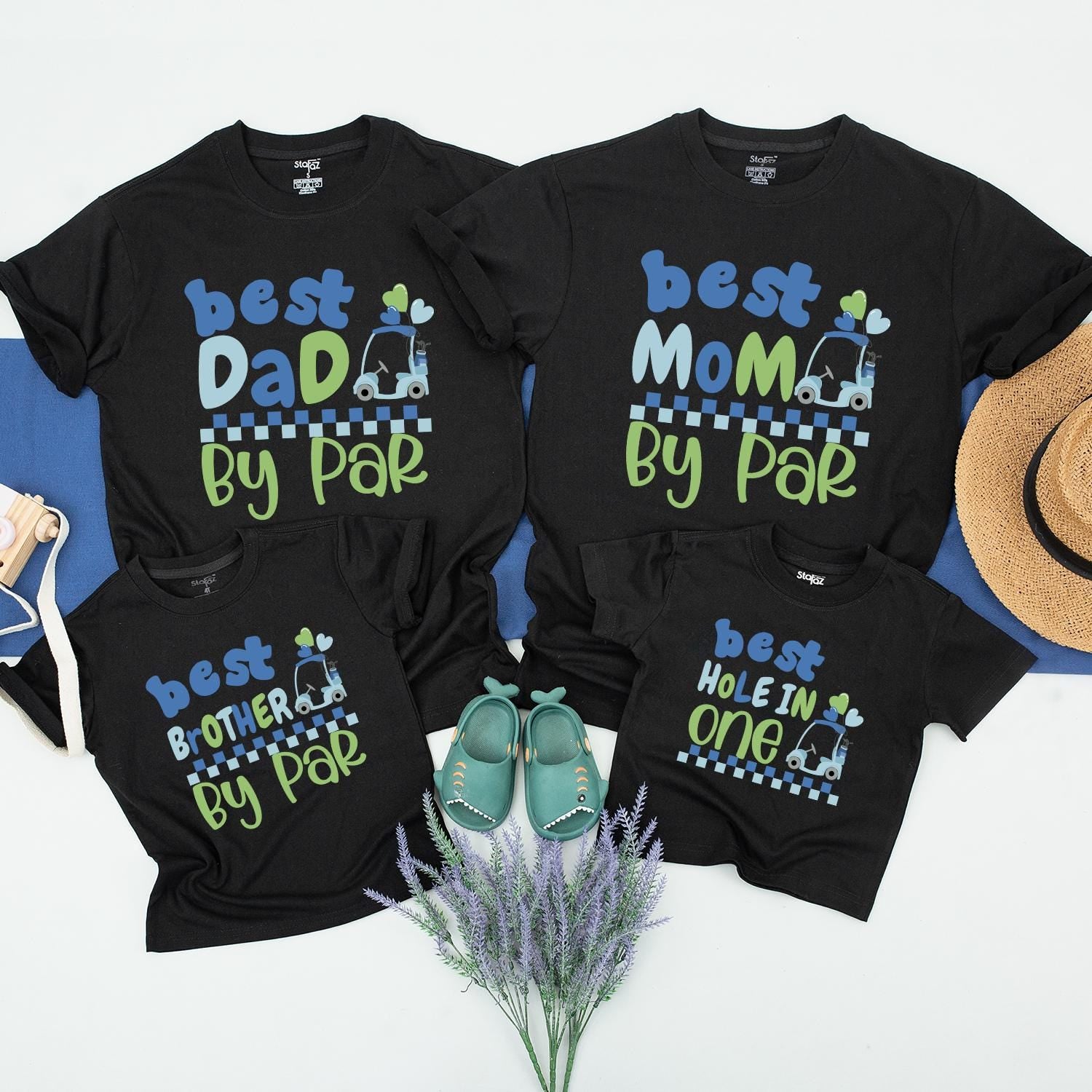 Boys Golf First Birthday Hole in One Party Shirt Smash Cake Outfit 1st Birthday Celebration Gift