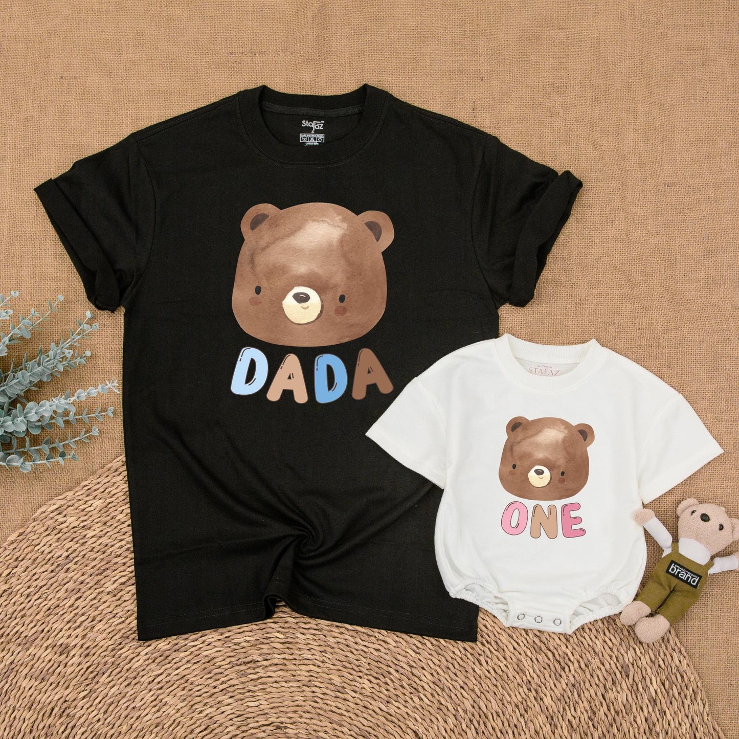 Beary First Birthday Matching Family Shirts, Mama, Dada, Bro, One Outfit, Baby Girl or Boy Birthday Bear Shirt, 1st Birthday Party Clothes, Cute Photo (138 chars)