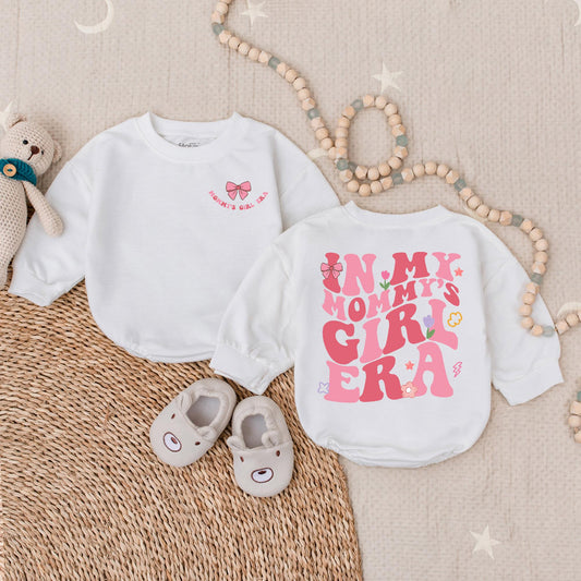 My Mommy's Girl Era Romper Baby Girl Outfit Mama's Girl Bodysuit Adorable Gift For Baby Girl Mother Day Celebration