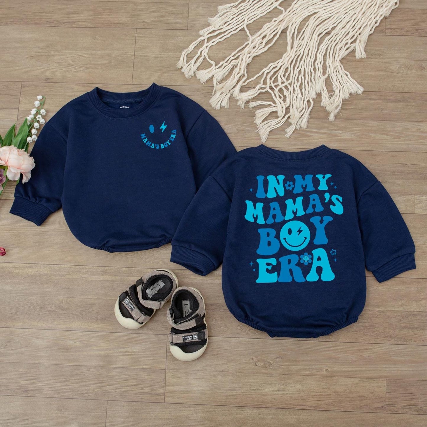 In My Mama's Boy Era Baby Romper - Newborn Bodysuit Baby Shower Gift for Son - Coming Home Outfit, Mom Boy Outfit, Baby Boy Clothes