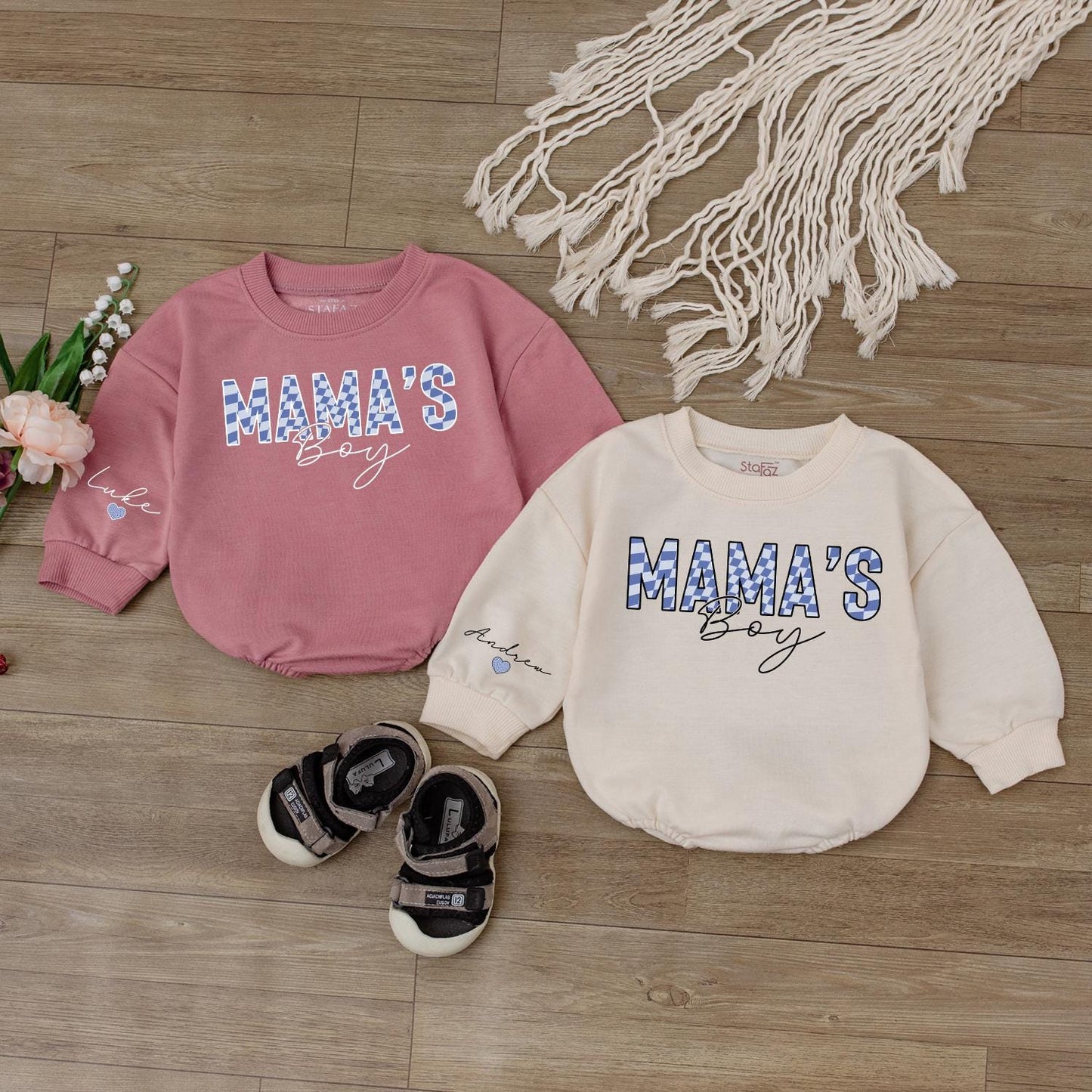 Mama's Boy Bubble Romper Long Sleeve, Mama's Boy Shirt, Baby Boy Outfit, Gift For Baby Boy, Baby Boy Clothes,Mothers Day,Coming Home Outfit