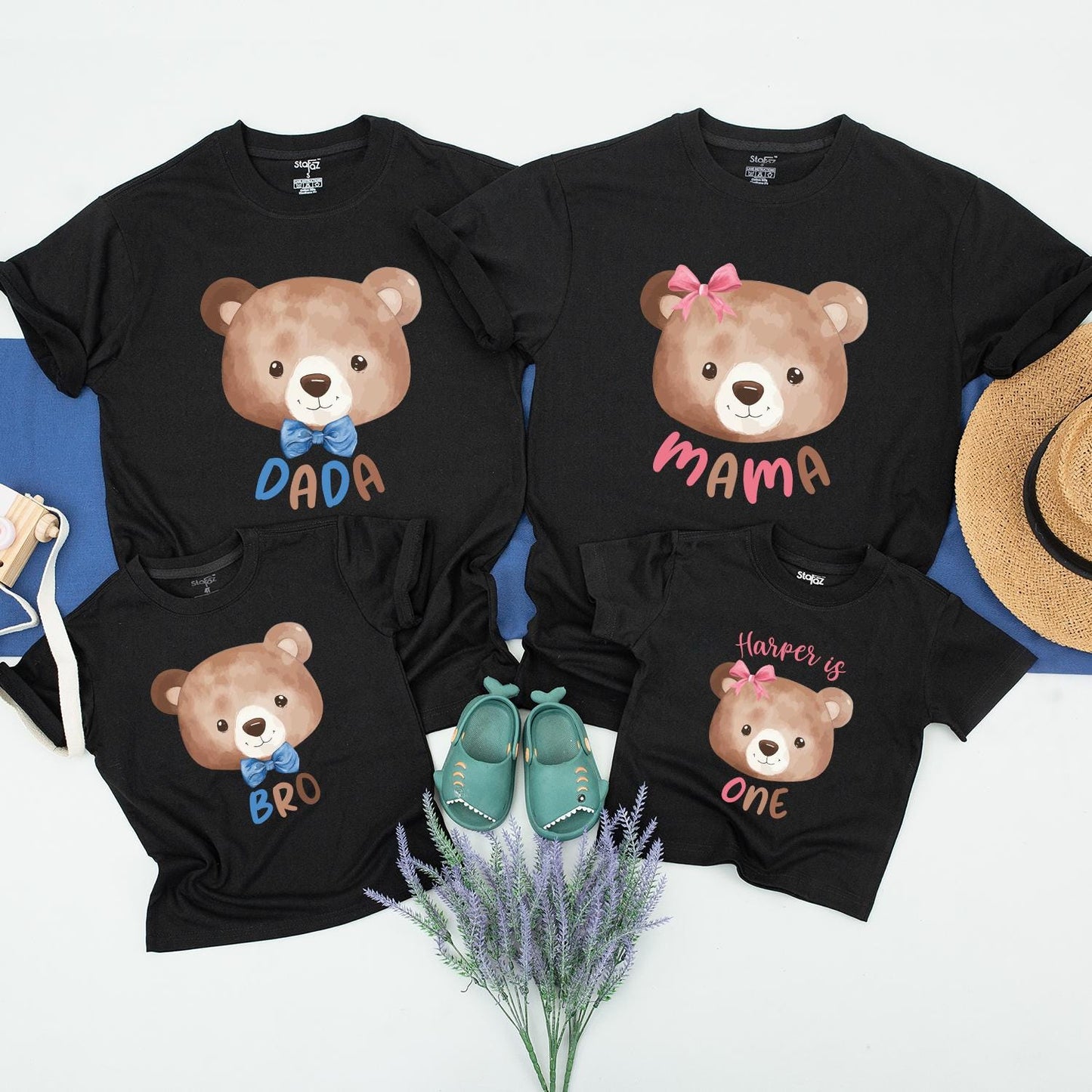 Beary First Birthday Matching Family Shirts, 1st Birthday Shirt
