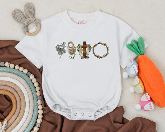 Sweet Easter Bunny Romper Cute Peep First Easter Day Baby Boy Girl Outfit Happy Easter Clothes Adorable Baby Shower Gift