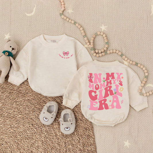 My Mommy's Girl Era Romper Baby Girl Outfit Mama's Girl Bodysuit Adorable Gift For Baby Girl Mother Day Celebration