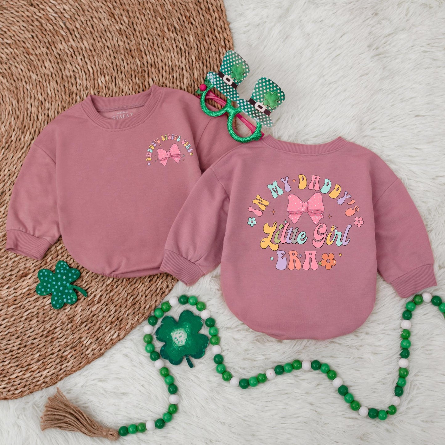 In My Daddy's Little Girl Era Romper, Daddy and Me Bodysuit for Baby Girl, Newborn Coming Home Outfit, First Father's Day Gift