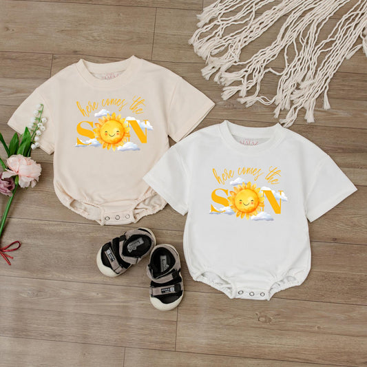 Sunshine Baby Romper Cute Summer Bodysuit Gender Neutral Baby Clothes Toddler Outfit Adorable Sunshine Baby Gift Ideal for Baby Shower