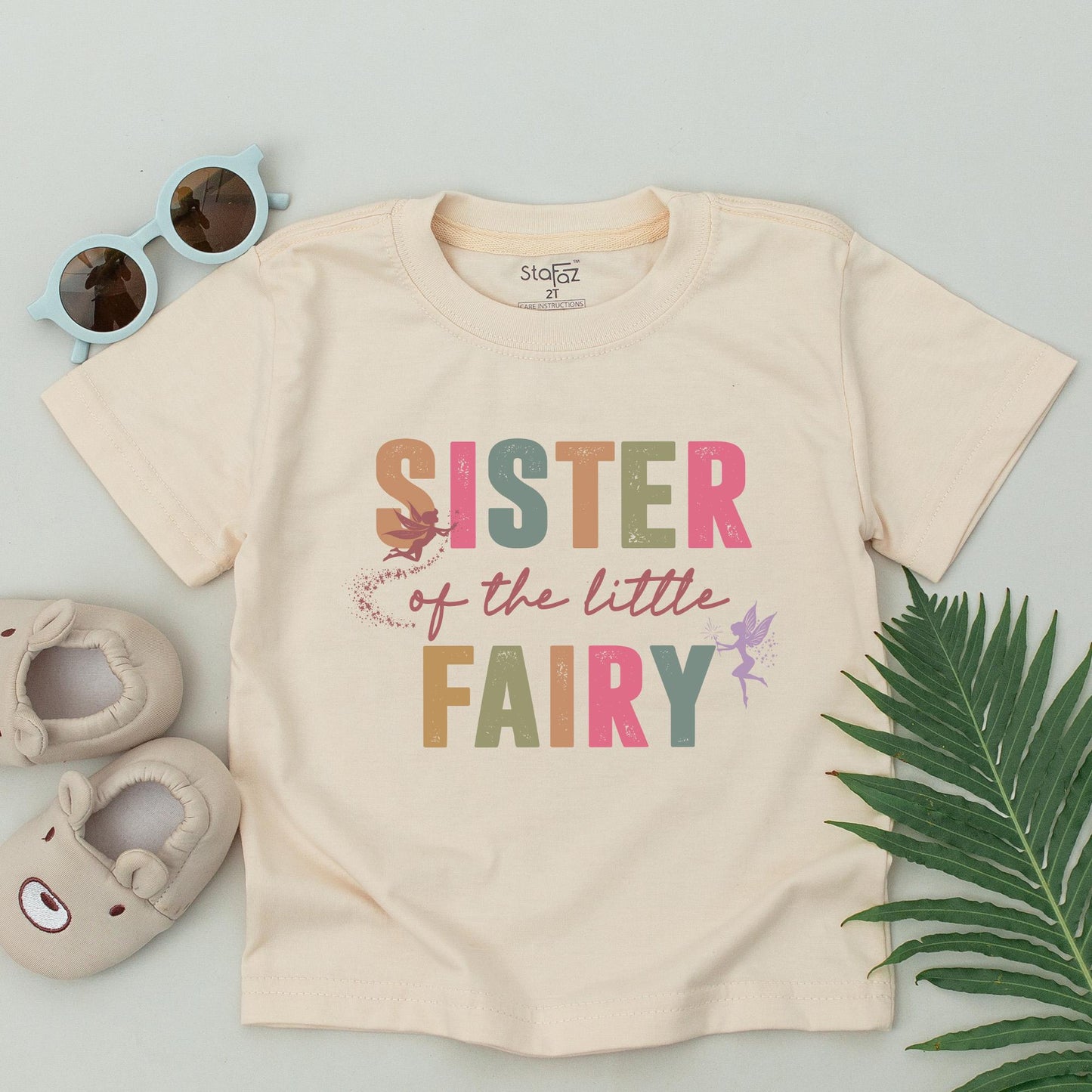 Personalized Little Fairy First Birthday T-Shirt Magical Garden Theme Girl's Special Day Outfit Cotton Soft Celebration Tee