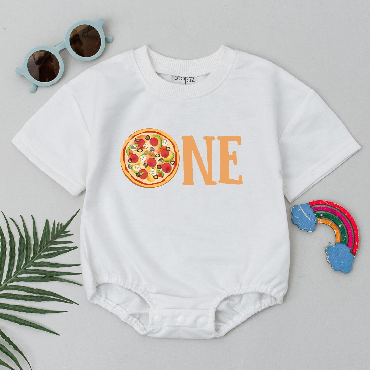 Matching Pizza Birthday Family T-Shirts - Pizza First Birthday Girl Tee, Mommy & Me Outfits, Baby Girl Romper, Slice Slice Baby