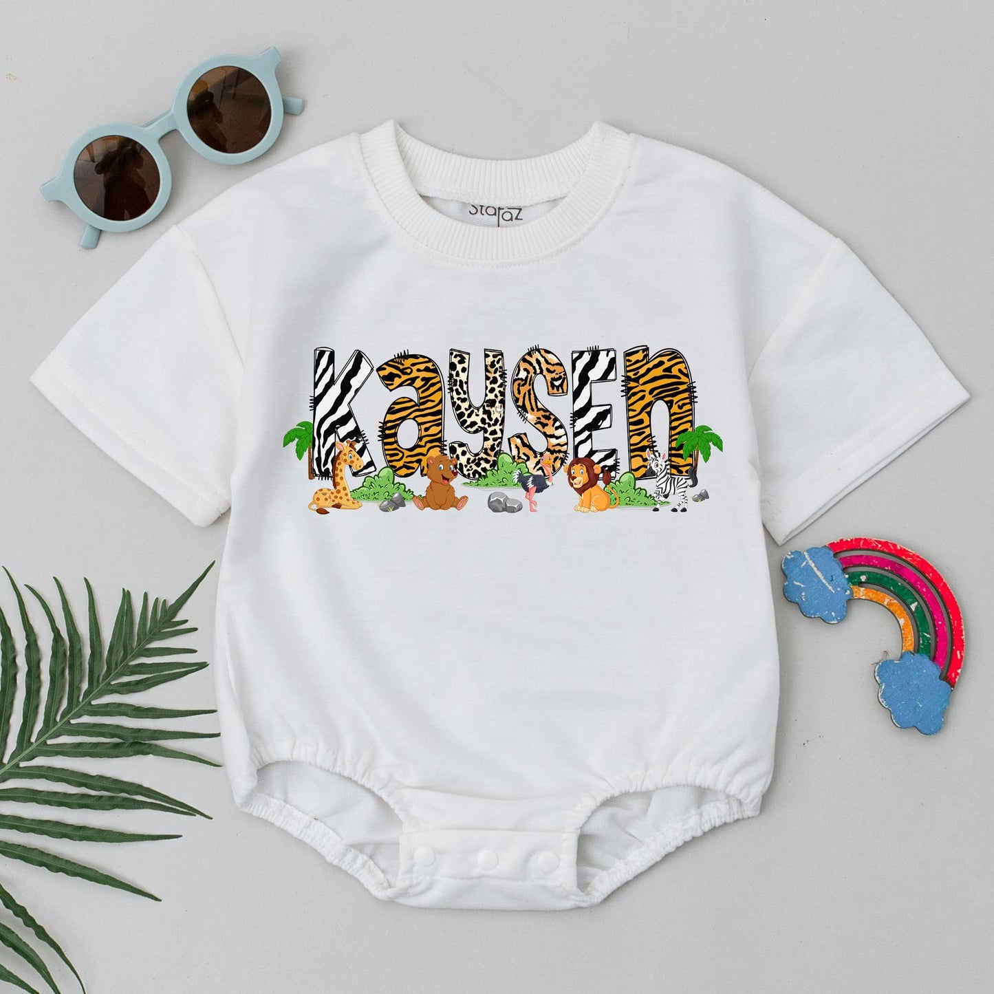 Personalized Wild One Safari 1st Birthday Family Matching Shirts, Zoo Animal Party Outfits, Custom Names for Baby Boy & Girl
