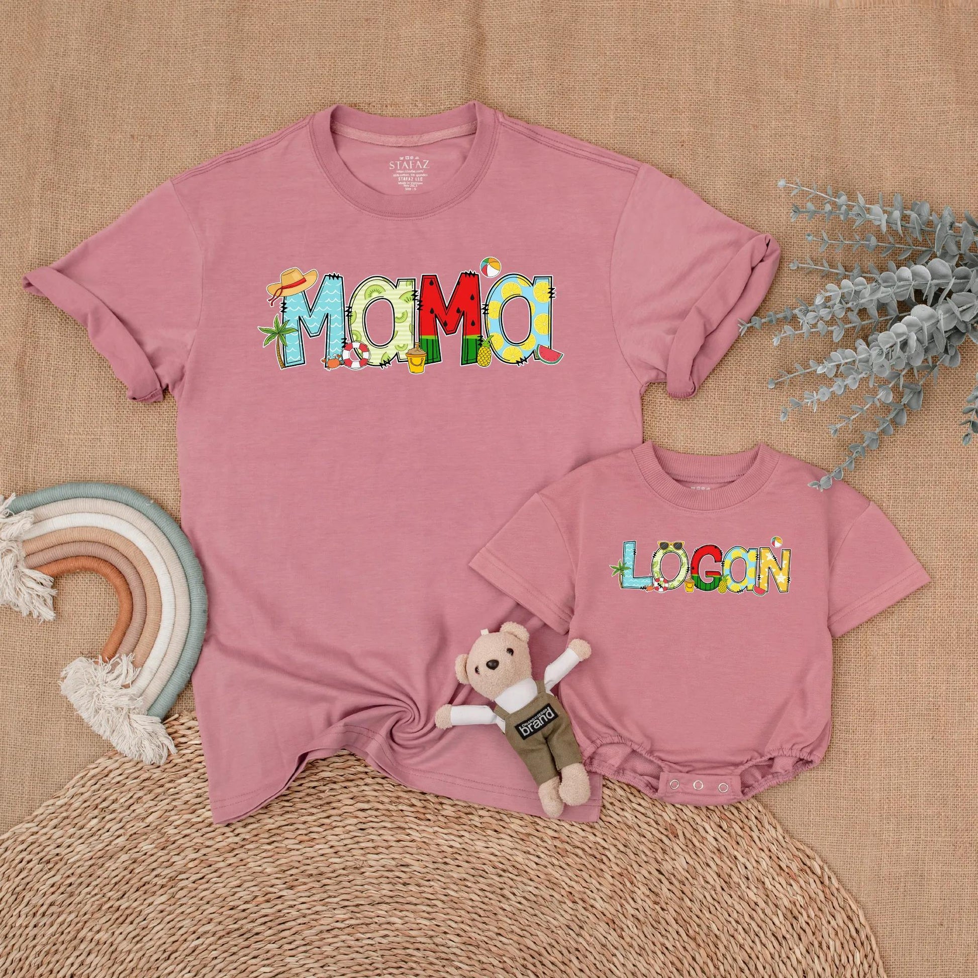Summer Family Beach Birthday Matching Outfits 1st Birthday Vacation Coastal Holiday T-Shirts