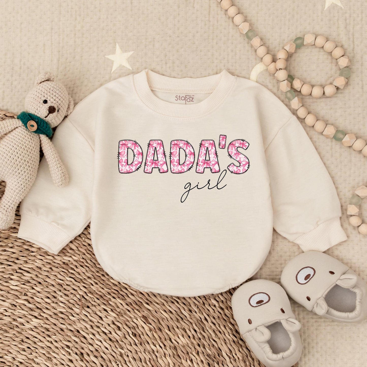 Daddy's Girl Romper Set First Father's Day Baby Clothes Newborn Outfit Cute Dad's Bestie Gift Pregnancy Reveal Shower Clothes, Soft Cotton 138