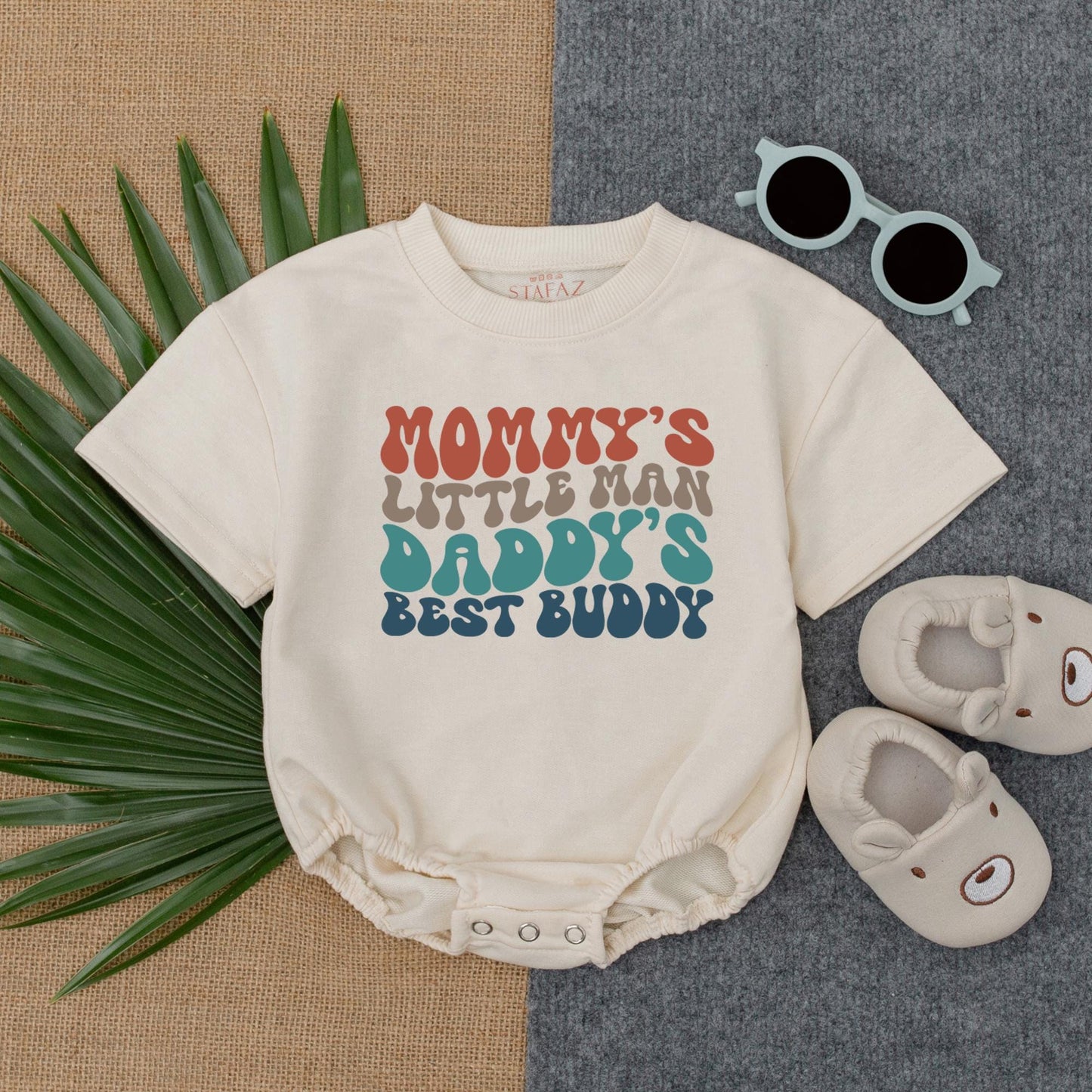 Mama's Boy Baby Romper Mommy's Little Man Bodysuit Perfect Birthday Boy Gift for Mother's Day Celebration Cute Outfit