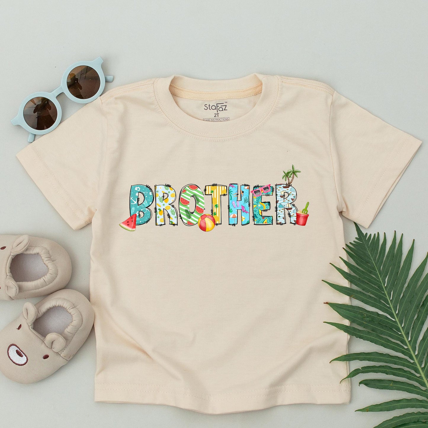 Personalized Summer Beach Family Matching T-Shirt Vacation Outfits for memorable Mommy and Me Baby First Birthday Celebration Travel Gifts