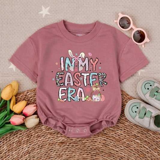 In My Easter Day Era Baby Romper First Easter Celebration Bodysuit Adorable Baby Gift Shower Present Newborn Outfit Soft Cotton