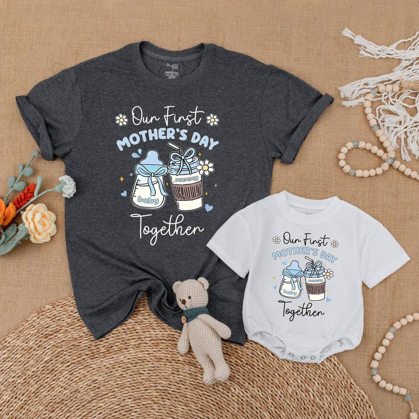 Our First Mother's Day Matching Shirt Mama & Me Outfit First Mothers Day Gift For Mom