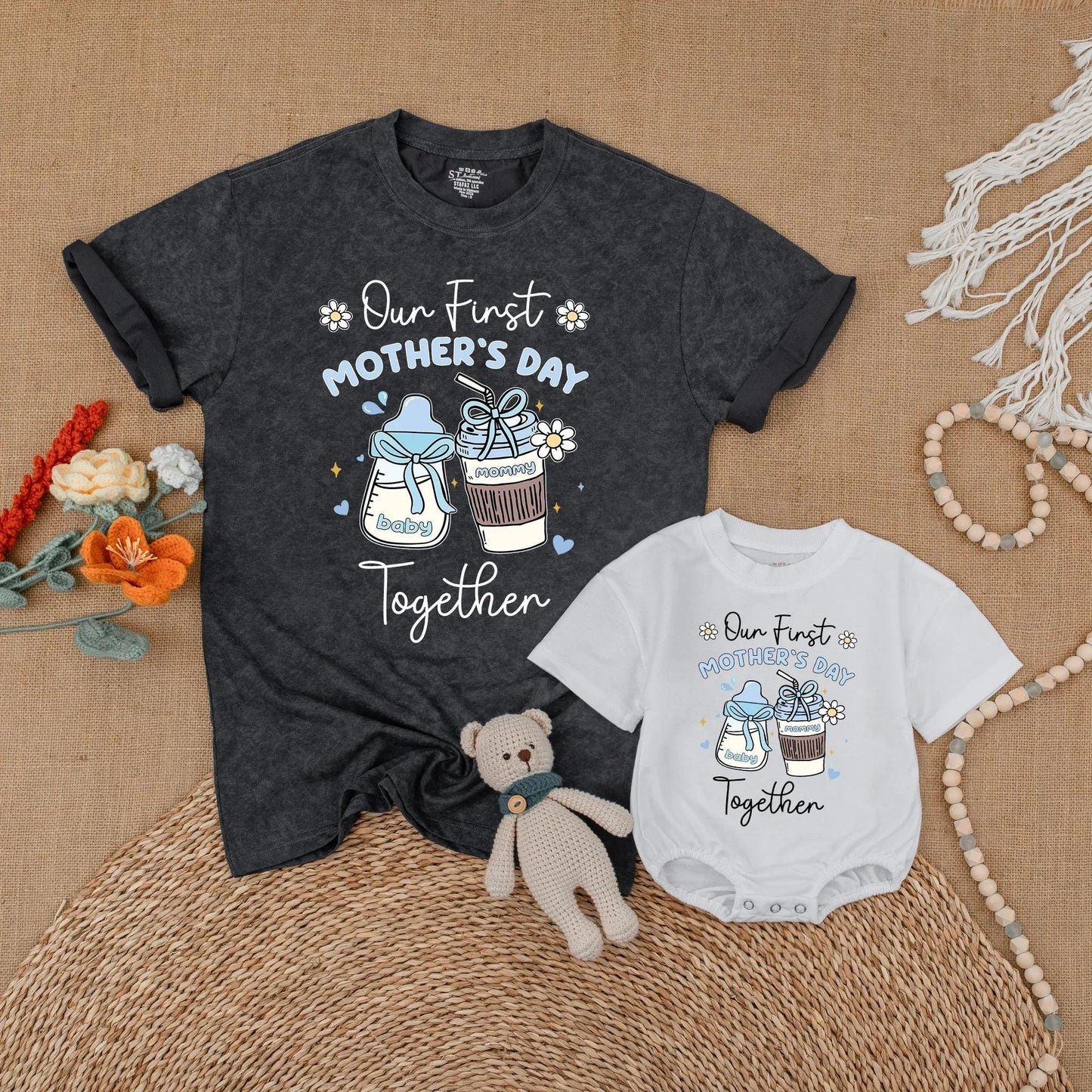 Our First Mother's Day Matching Shirt Mama & Me Outfit First Mothers Day Gift For Mom