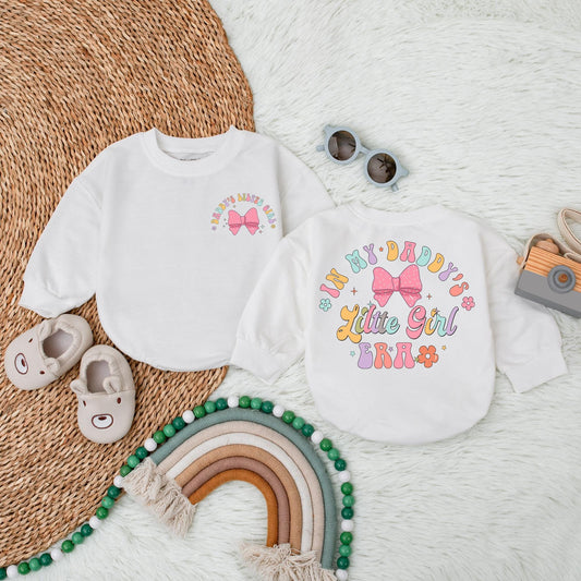 In My Daddy's Little Girl Era Romper, Daddy and Me Bodysuit for Baby Girl, Newborn Coming Home Outfit, First Father's Day Gift
