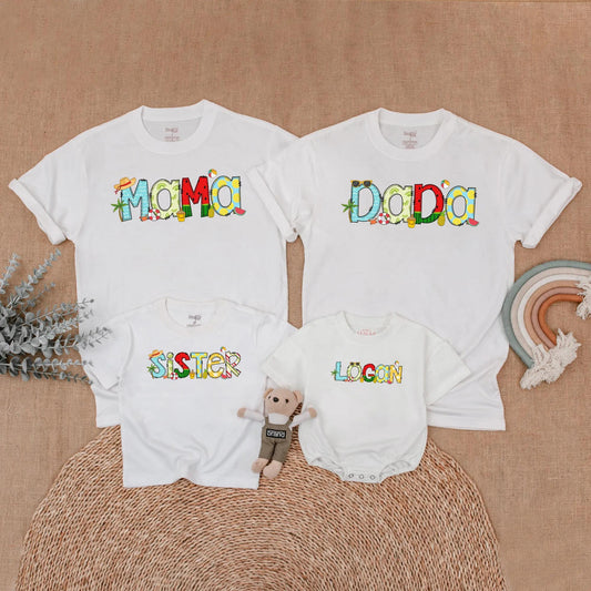 Summer Family Beach Birthday Matching Outfits 1st Birthday Vacation Coastal Holiday T-Shirts