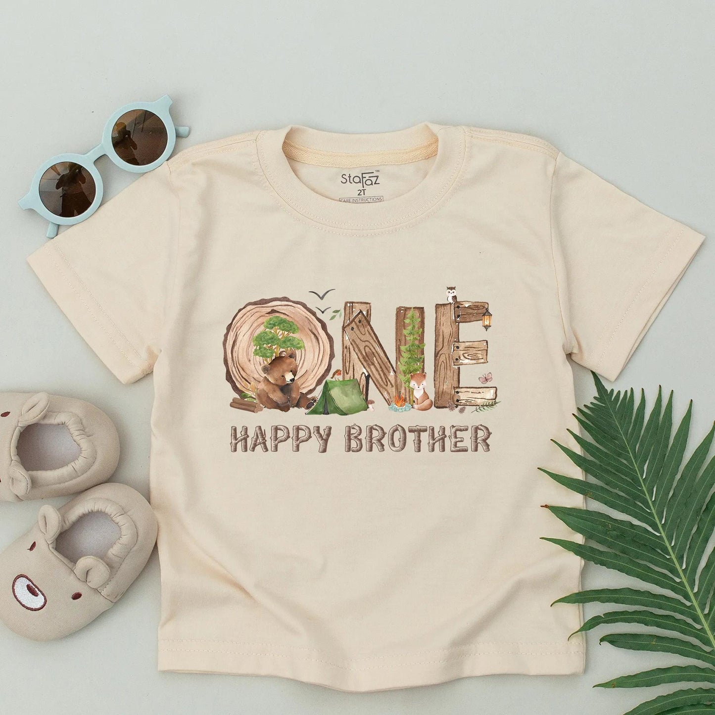 Personalized One Happy Camper Family T-Shirts - 1st Birthday Camping Outfit Boy/Girl, Happy Camper Tees, Camp Party