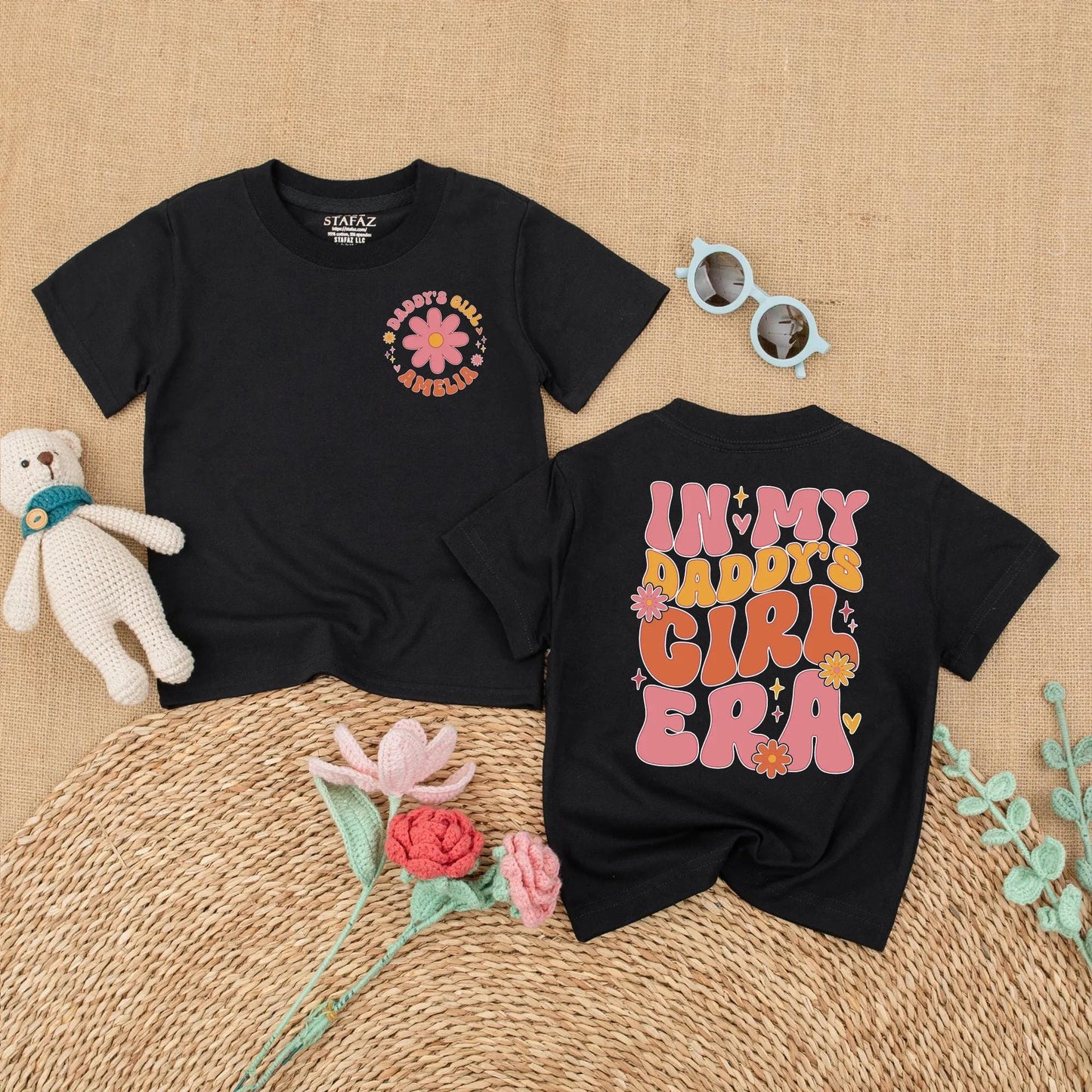 My Daddy's Girl Era Romper Personalized Retro Baby Outfit, Father's Day Gift, Cute Daughter Bodysuit, Daddy and Me Matching Clothes, Short Sleeve Romper