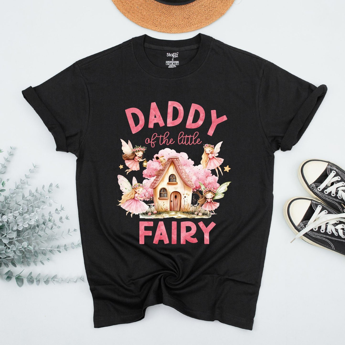 Magical Fairy Birthday Family T-Shirts Custom Names Mommy and Me Outfit Enchanted Fairy Party Gifts