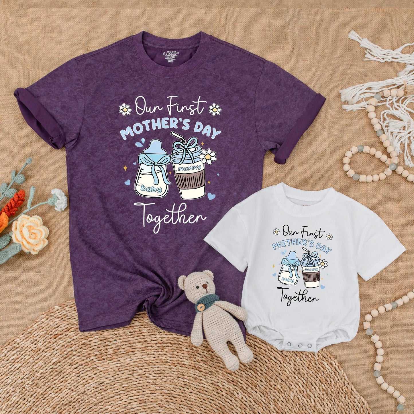 Our First Mother's Day Matching Shirt Mama & Me Outfit First Mothers Day Gift For Mom