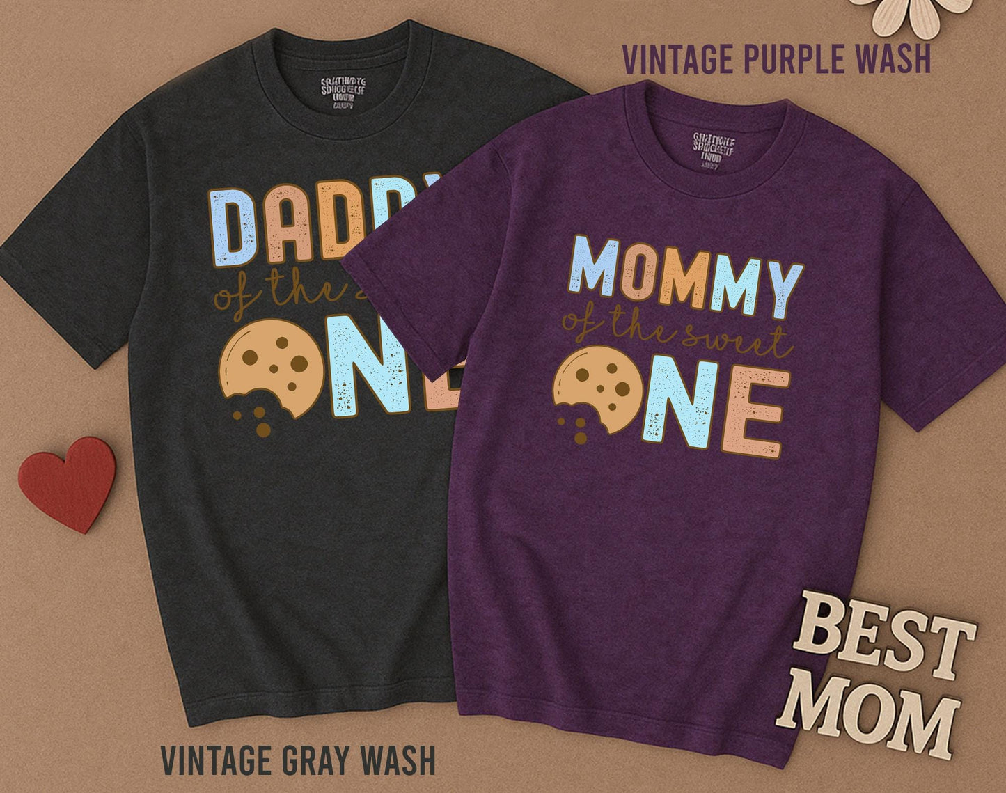 Sweet One 1st Birthday Cookies and Milk Family Matching Party Shirts Toddler Baby Outfits Soft Cotton Comfortable Tee Gift