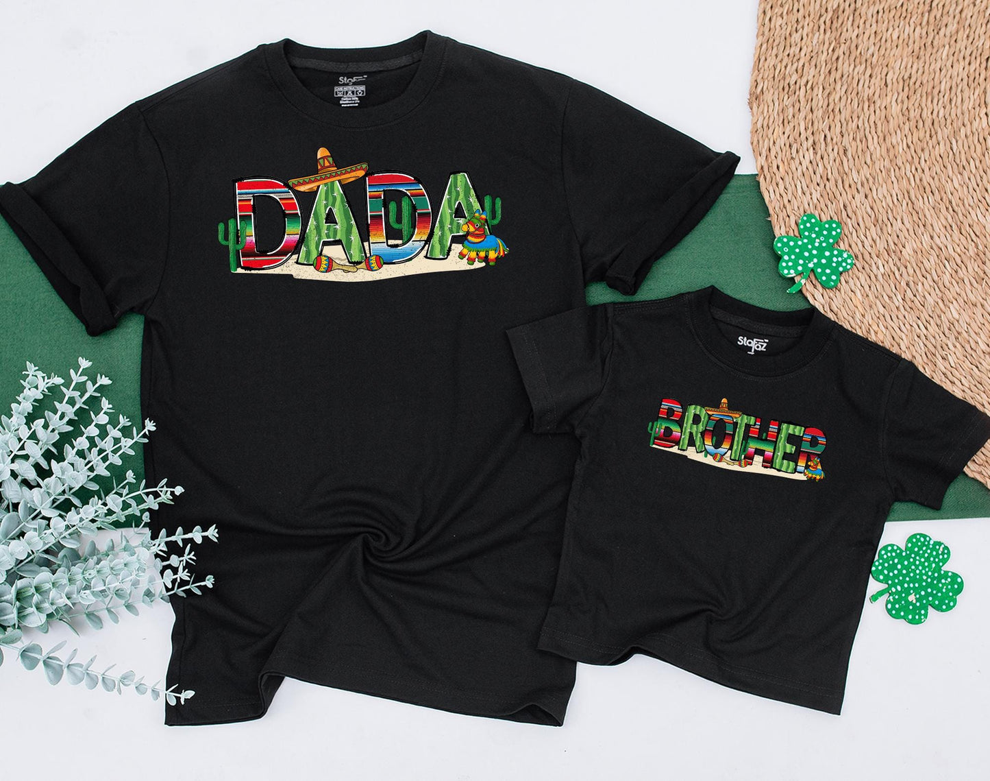 Uno Fiesta Birthday Shirt My First Fiesta Matching Family Outfit Taco Bout One Abuela Baby Bodysuit Mexican