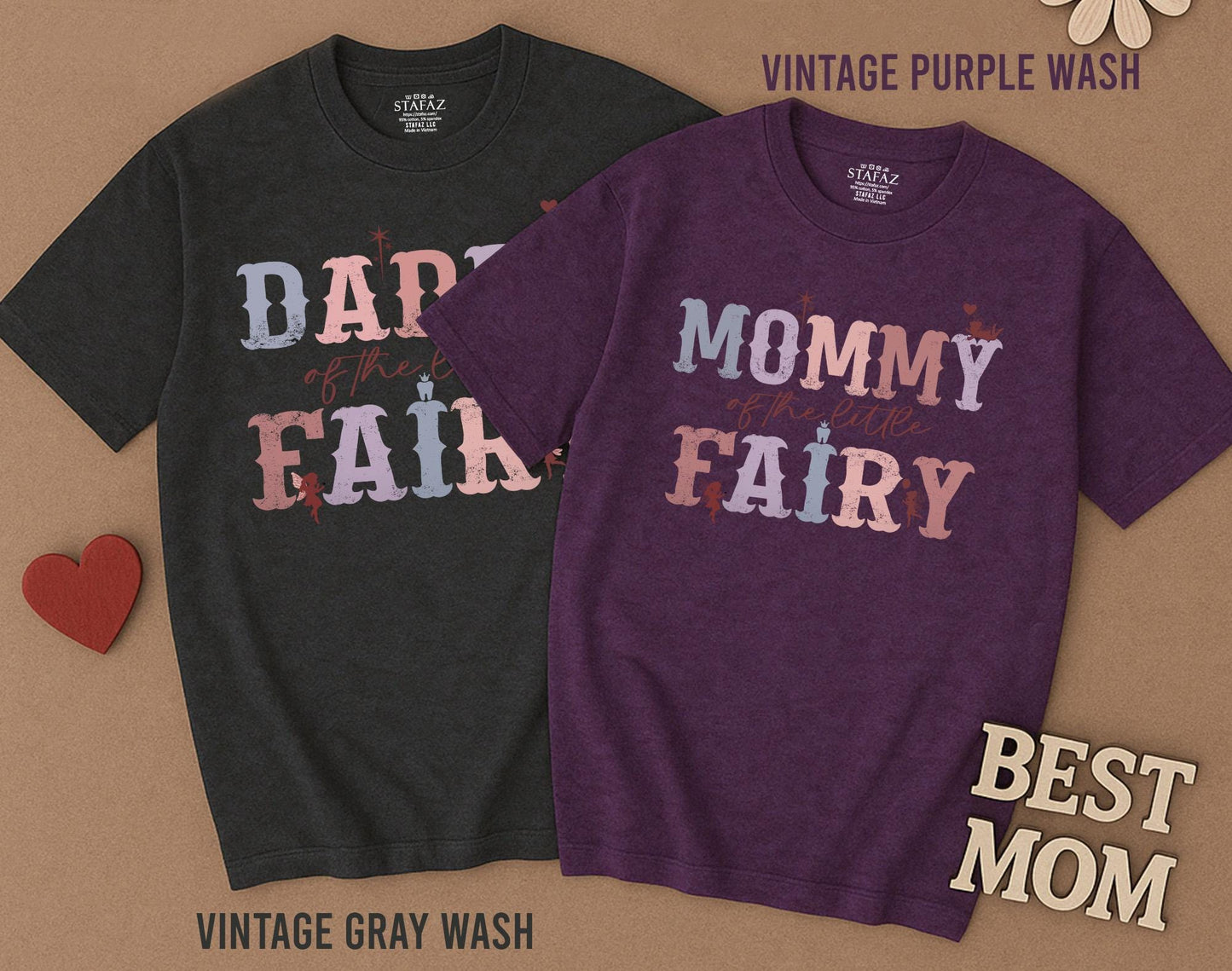 Personalized Floral Fairy First Birthday Matching Shirts for Mom Baby Girl Whimsical Ethereal Family Garden Party Bodysuit