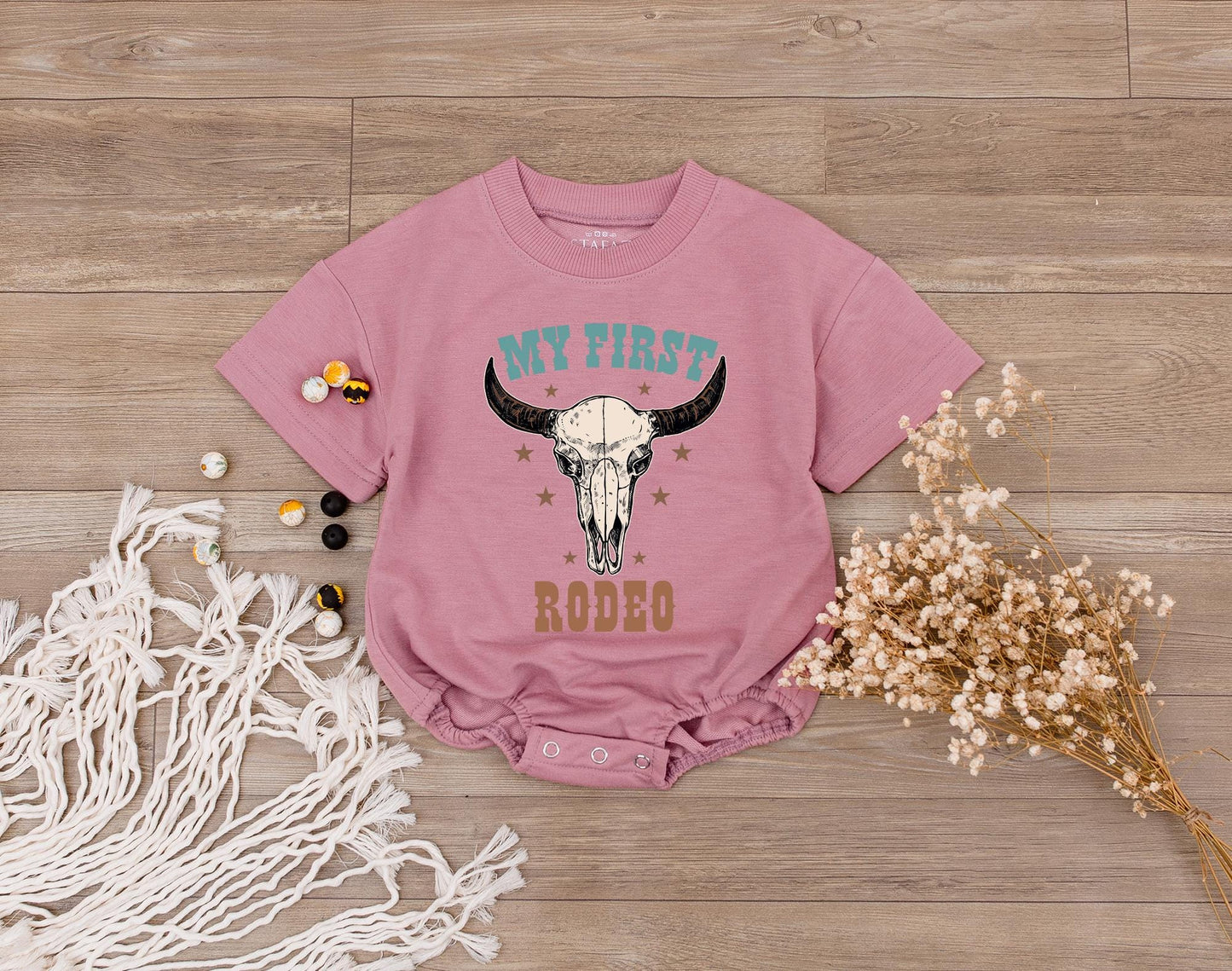 My First Rodeo Matching Family Shirts Baby Bodysuit Toddler Cowboy Cowgirl Outfit First Birthday Wild West Farm Celebration Gift