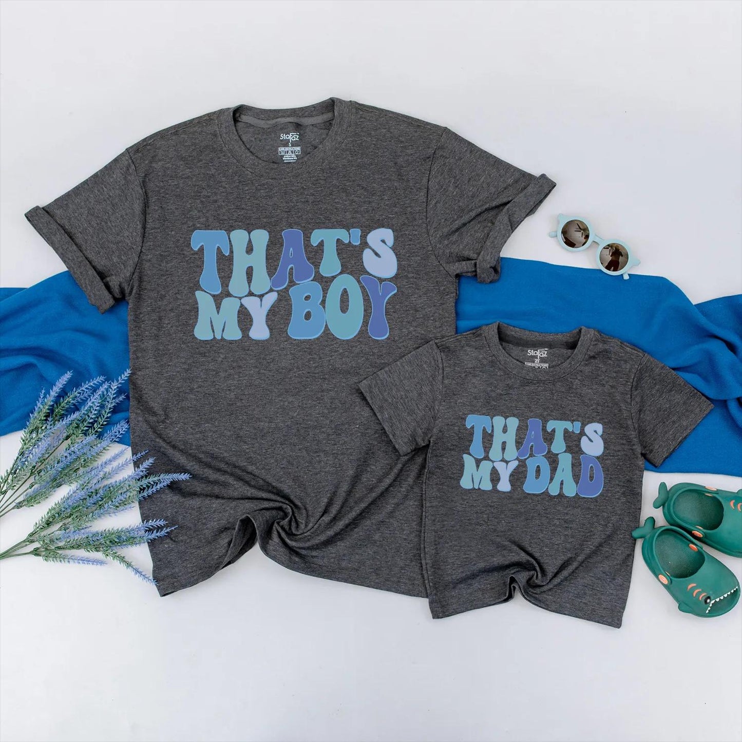 Matching Daddy and Me Outfit Set for Baby Boy, Father Son Shirt and Romper, Perfect Comfortable Baby Shower or New Dad Gift