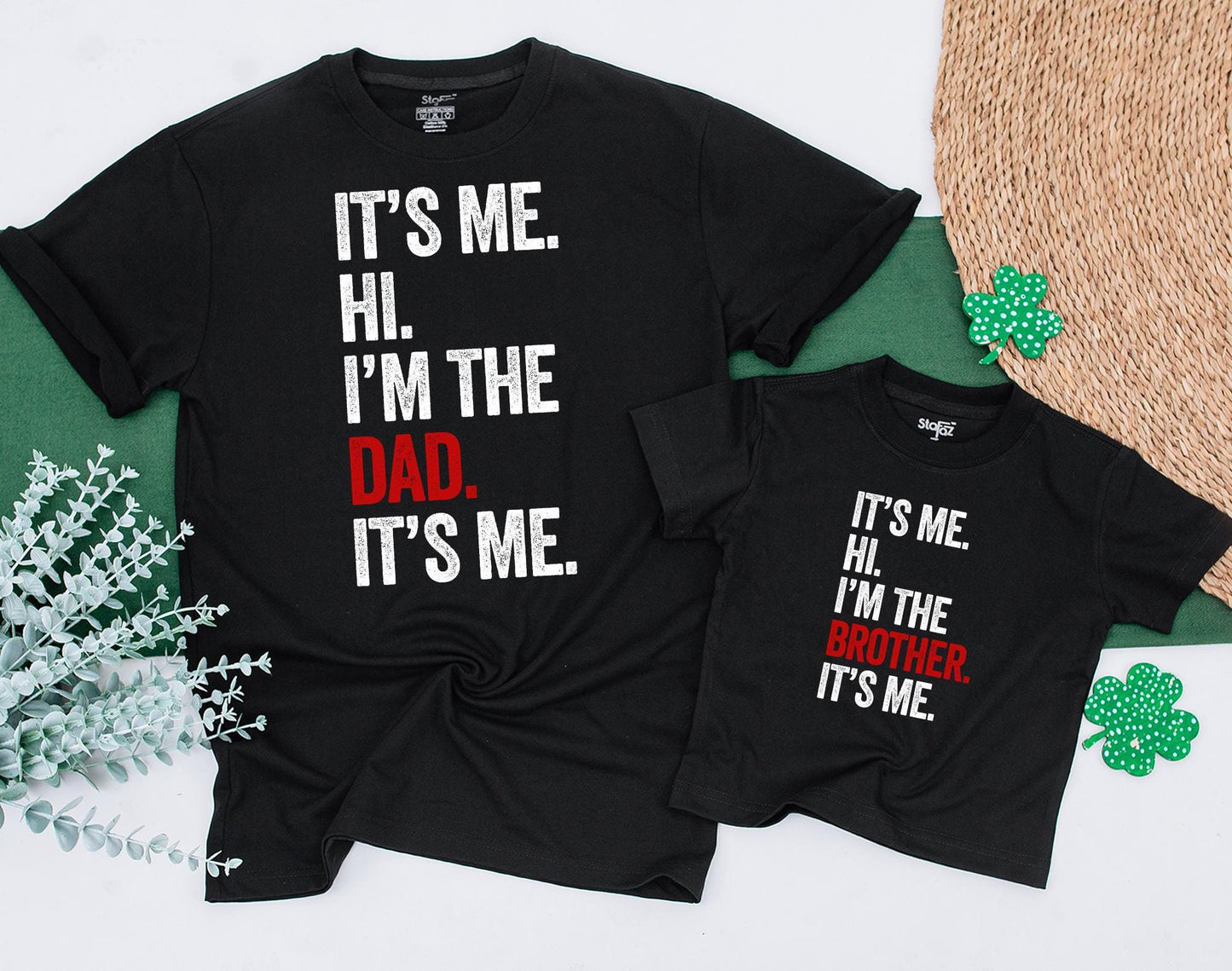 Matching Family Shirts: Its Me Hi Im The Baby Romper & Bother/Sister Outfits Baby/Toddler/Kids Funny Family Gifts