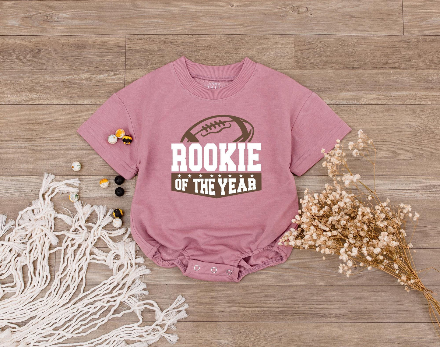 Football Family 1st Birthday Shirts: Rookie of the Year! Matching Mommy & Me Outfit, Custom Baby Romper & Football Birthday Boy Family Shirts