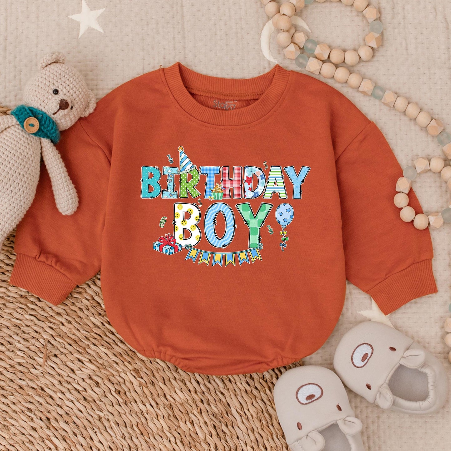 Sweet One Cupcake Birthday Boy Romper, Baby's First Birthday Outfit Cake Smash Bodysuit, Cupcake Theme, Soft Cotton, Newborn Boy Gift Outfit (138 chars)
