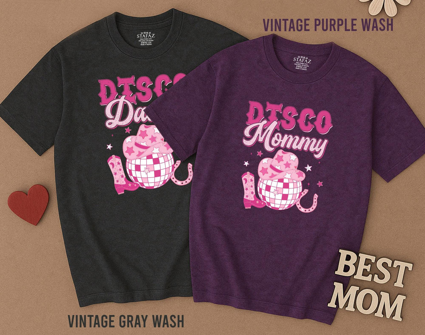 Disco Cowgirl Birthday Shirt Matching Family Outfits Lets Go Girls Western Bachelorette Baby Bodysuit First Birthday Gift