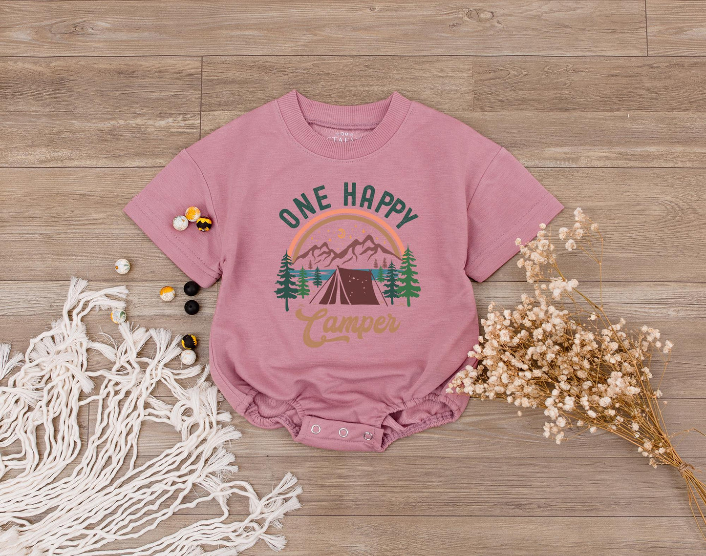 One Happy Camper First Birthday Shirt Family Matching Camping Vacation Tees for Boys and Girls