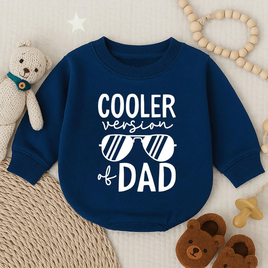 Cooler Dad Bubble Romper Cute Baby Boy Bodysuit First Father's Day Gift Funny Kid Outfit Soft Infant Clothes