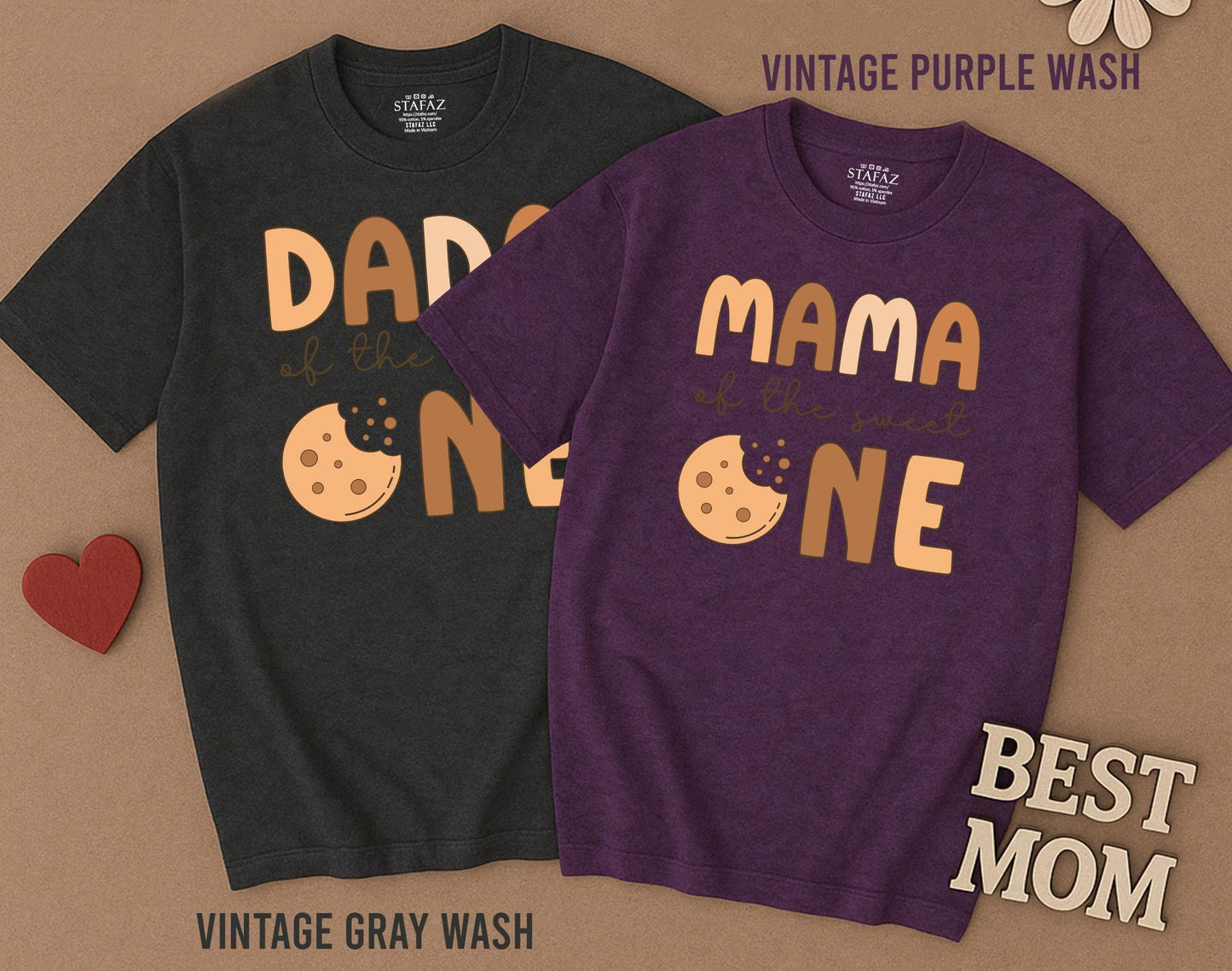 Sweet One Cookie Milk Birthday Shirt Family Matching Outfits Baby Bodysuit Mommy Me Cookie Party Theme
