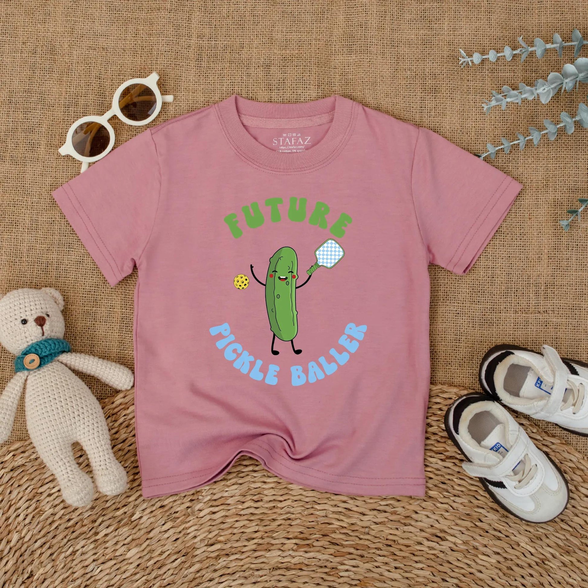 Future Pickleballer Baby Romper Fun Infant Bodysuit Pickle Lover Gift for Game Day