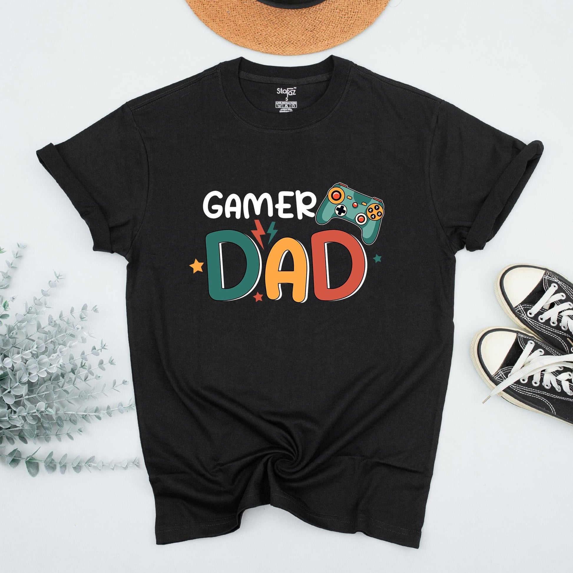 Gamer Dad & Gaming Buddy T-Shirts - First Father's Day Gift for Dad & Baby Boy - Matching Family Outfits