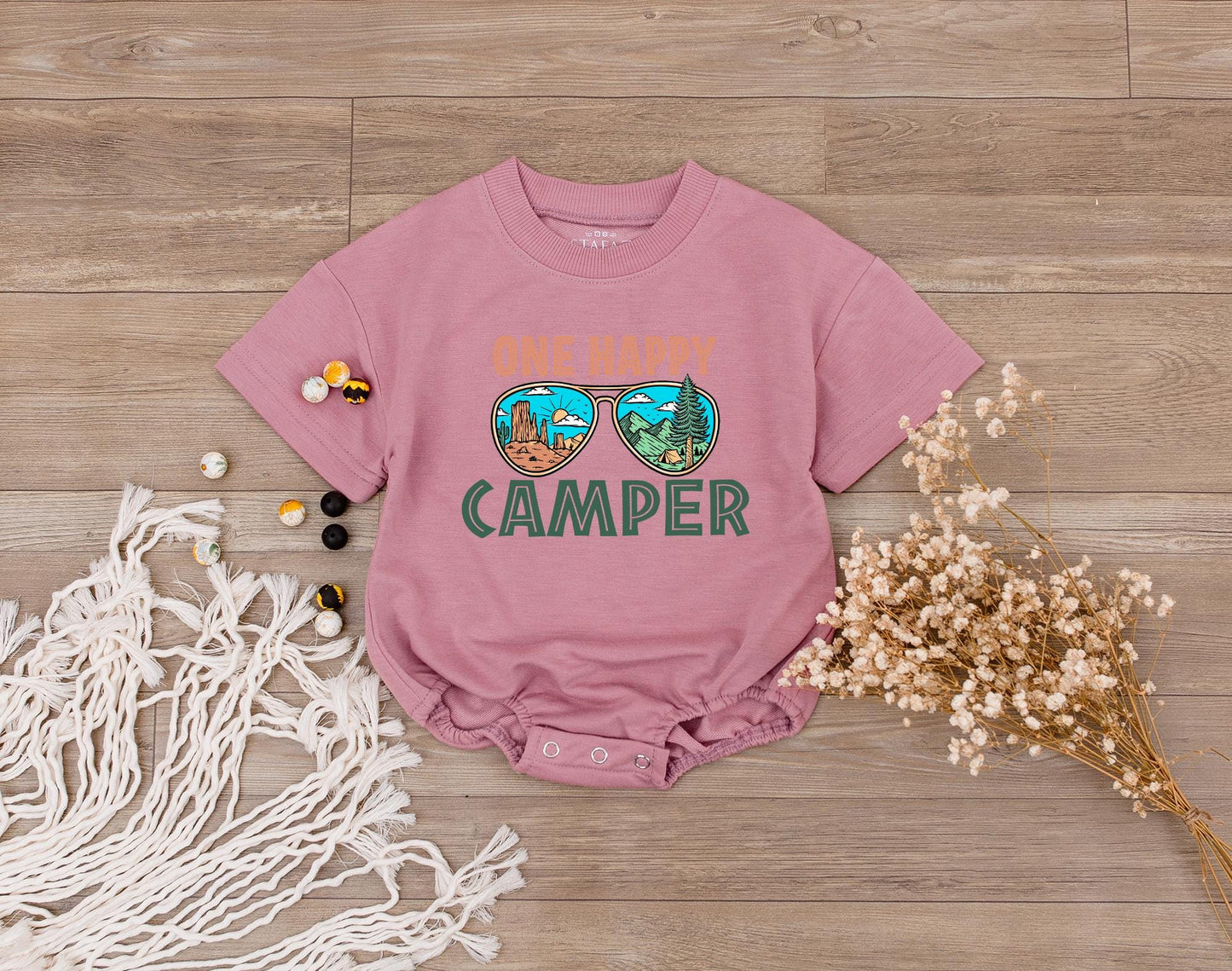 One Happy Camper First Birthday Shirts Family Matching Outfit Set Camping Crew Celebration Clothes for Mom Dad Boy Girl One Year Old Vacation Trip