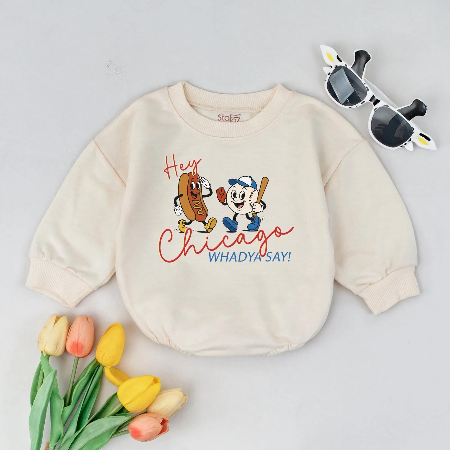Funny Hotdog Baseball Baby Bubble Romper Cute Sport Theme Infant Outfit Summer Toddler Bodysuit Playful Gender Neutral Gift