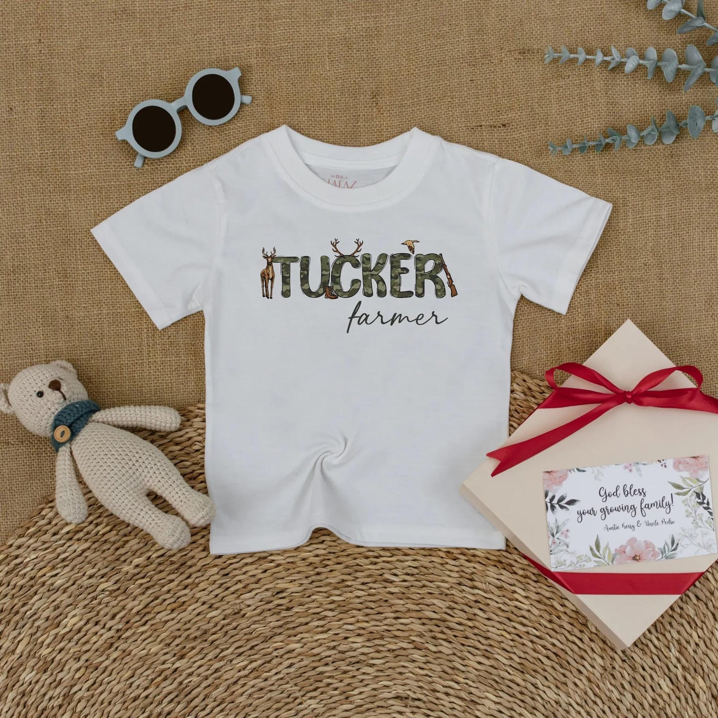 Custom Mallard Duck Camo Baby Romper Personalized 1st Birthday Outfit for Baby Boys Hunting Lover Gift