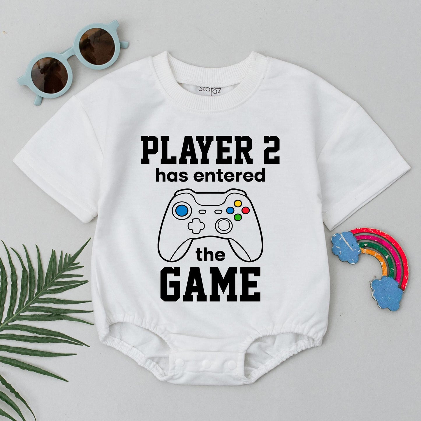 Leveled Up to Daddy T-Shirt Matching Father Son Tee Gamer Dad Gift for Husband Funny First Father's Day