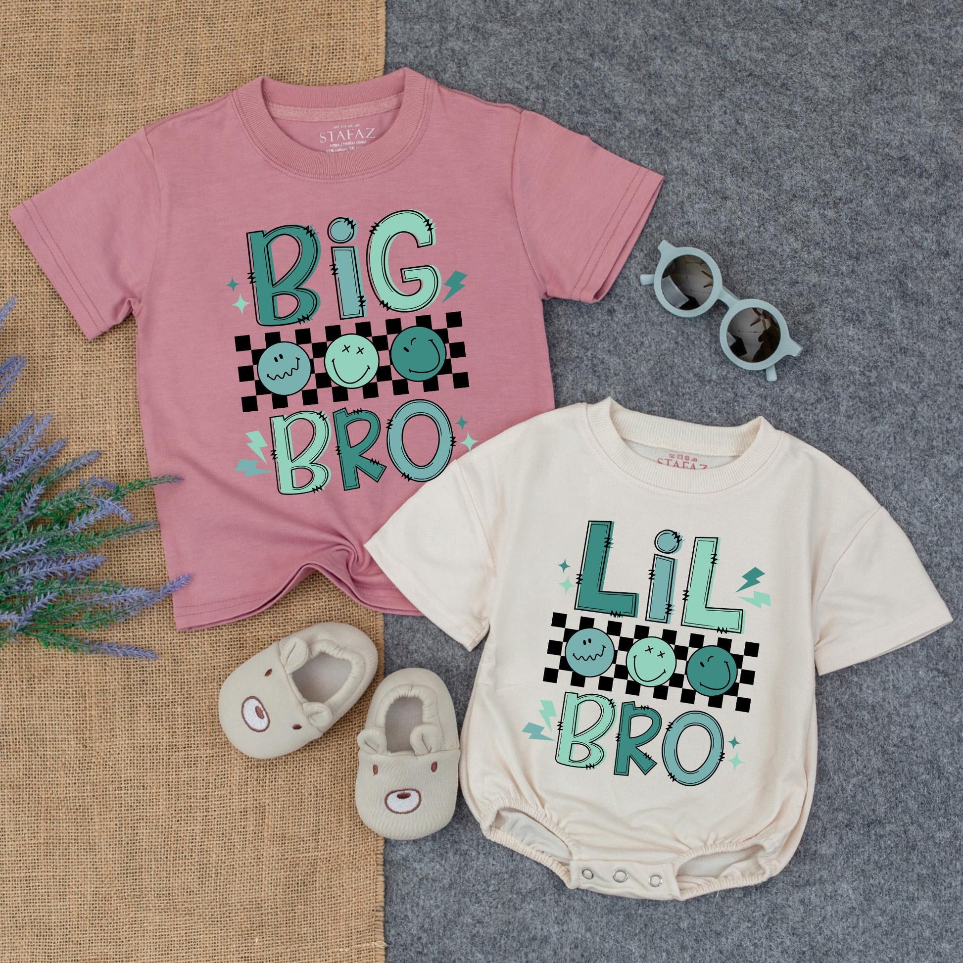 Adorable Matching Brother Outfits Baby Romper Big Brother Tee Cute Brother Clothes Baby Shower Gift Idea for Boys