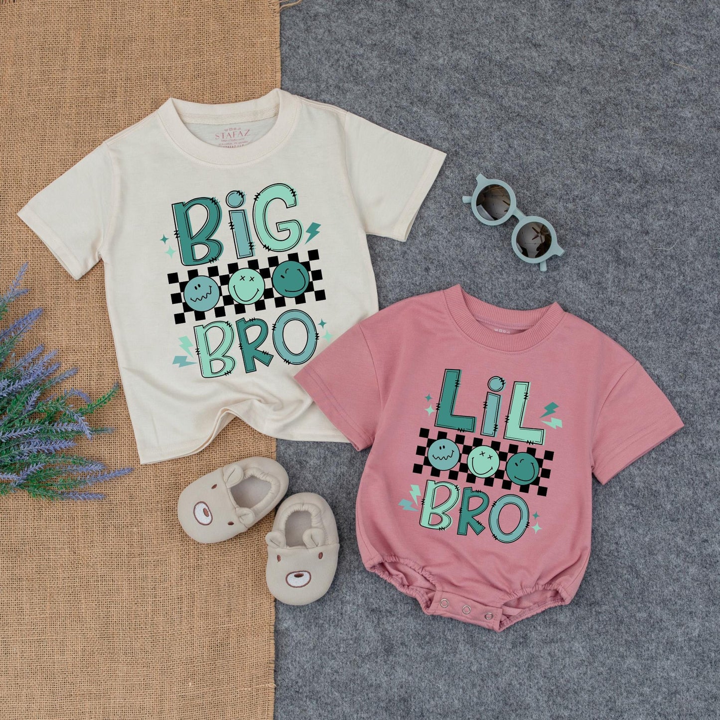 Adorable Matching Brother Outfits Baby Romper Big Brother Tee Cute Brother Clothes Baby Shower Gift Idea for Boys