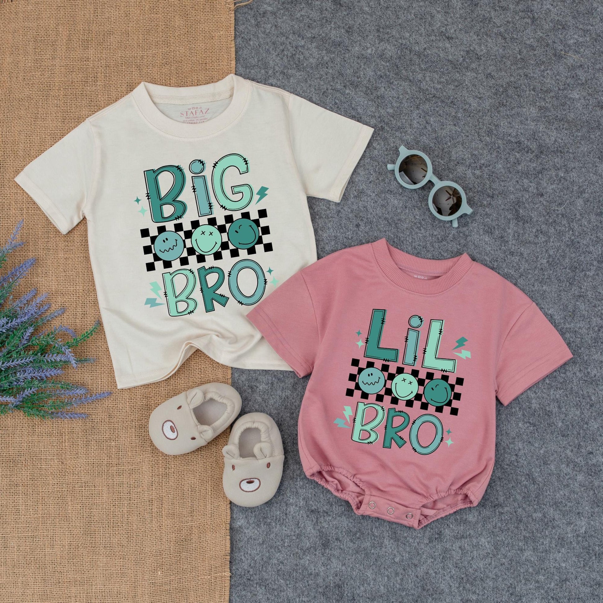 Adorable Matching Brother Outfits Baby Romper Big Brother Tee Cute Brother Clothes Baby Shower Gift Idea for Boys